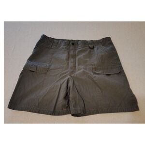Wrangler Men Cargo Shorts Gray Cotton Size 44 Outdoor Casual Workwear E
